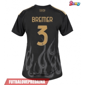 Lacne Ženy Futbalové dres Juventus Gleison Bremer #3 2026-27 Krátky Rukáv - Tretina